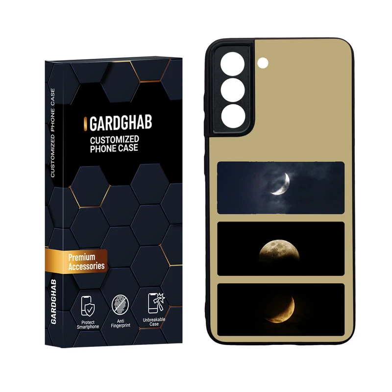  کاور گارد قاب مدل دور ژله ای پشت گلس کهکشان مناسب برای گوشی موبایل سامسونگ Galaxy S21 FE