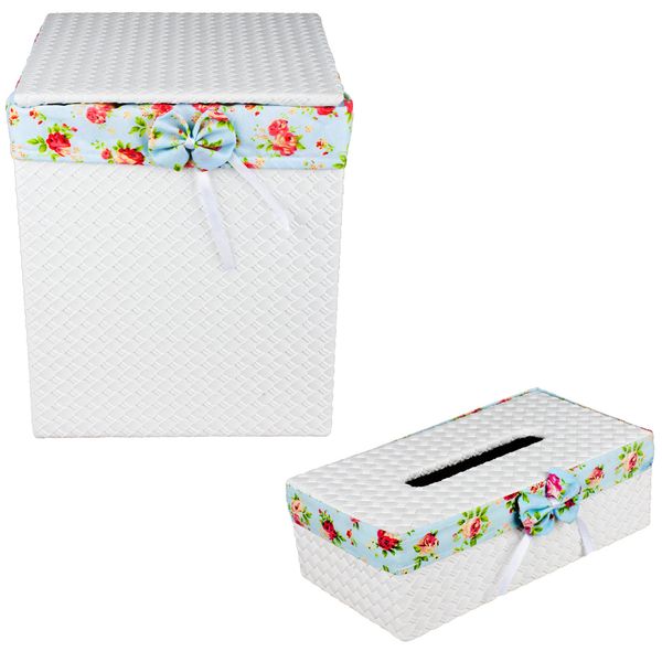 ست سطل و جا دستمال کاغذی کد 601 ست سطل و جا دستمال کاغذی کد 601