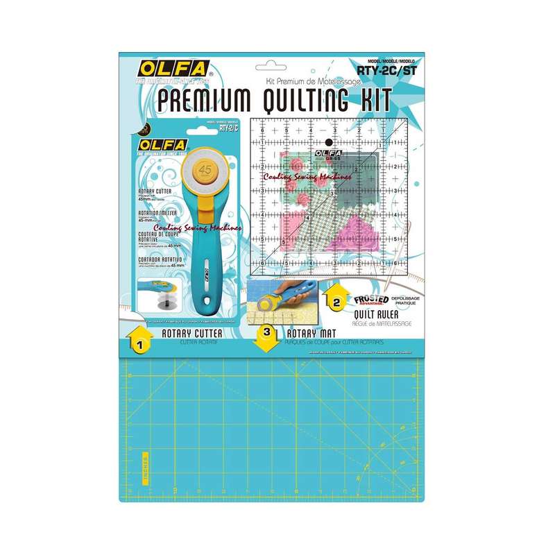 ست صفحه برش کاتر دوار و خط کش الفا مدل RTY-ST/QR