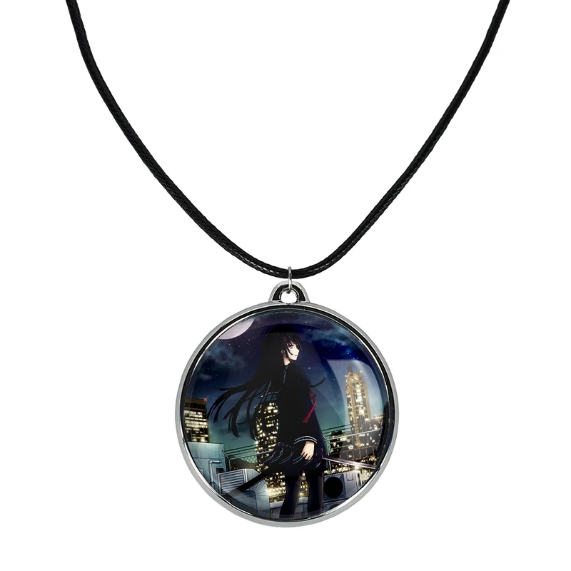 گردنبند خندالو مدل تینا انیمه گلوله سیاه کد 3585135852