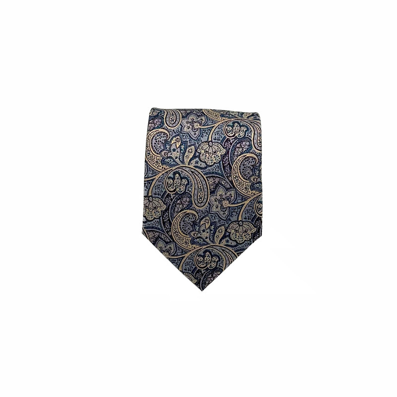 ست کراوات و دستمال جیب مردانه آریوان مدل بته جقه کد TK9903