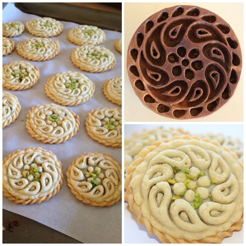کاتر خمیر و شیرینی به گز مدل کلمپه 