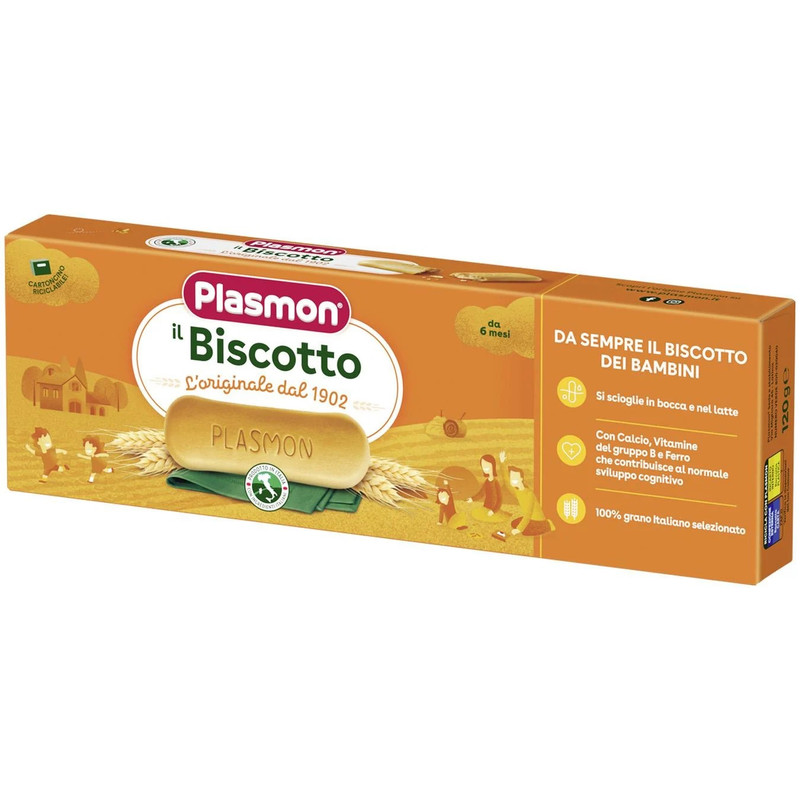 بیسکوییت انگشتی +6 ماه پلاسمون - 120 گرم