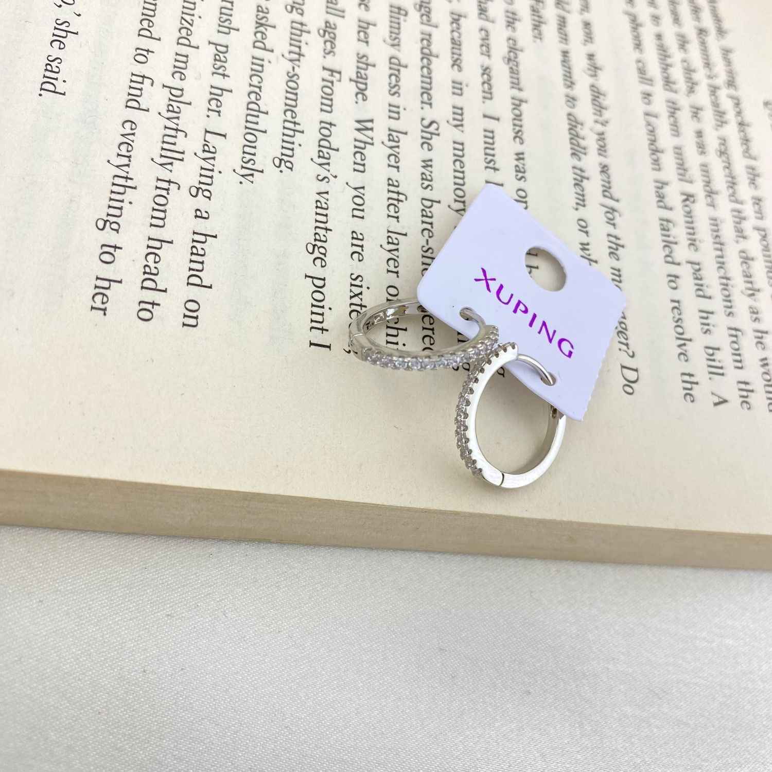 گوشواره زنانه ژوپینگ مدل حلقه کد E4685 - - 3