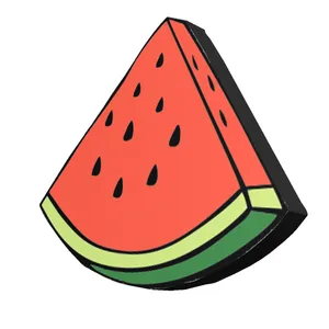 استیکر طرح هندوانه مدل Food1