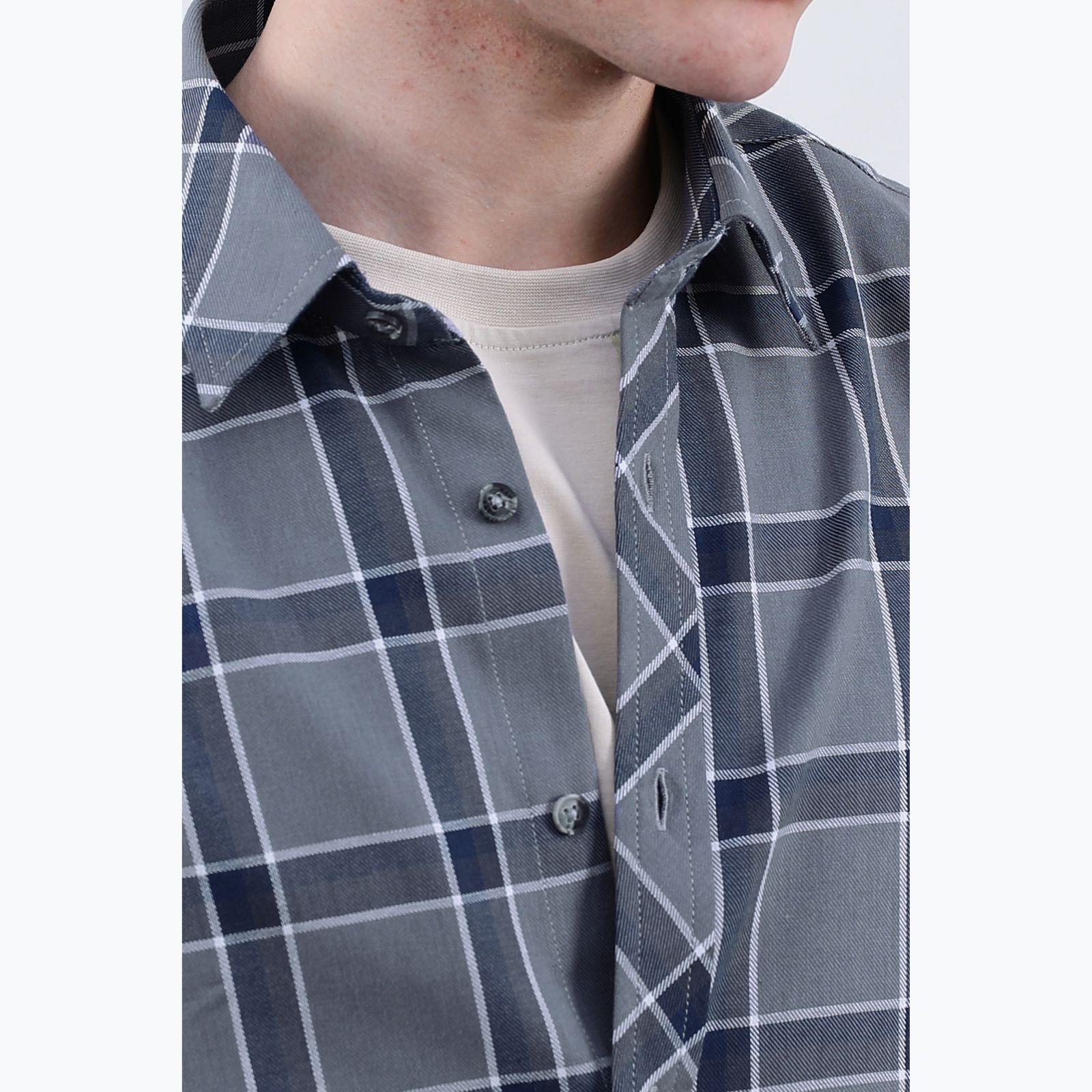 پیراهن آستین بلند مردانه پاتن جامه مدل رگولار 102721020321440  -  - 8