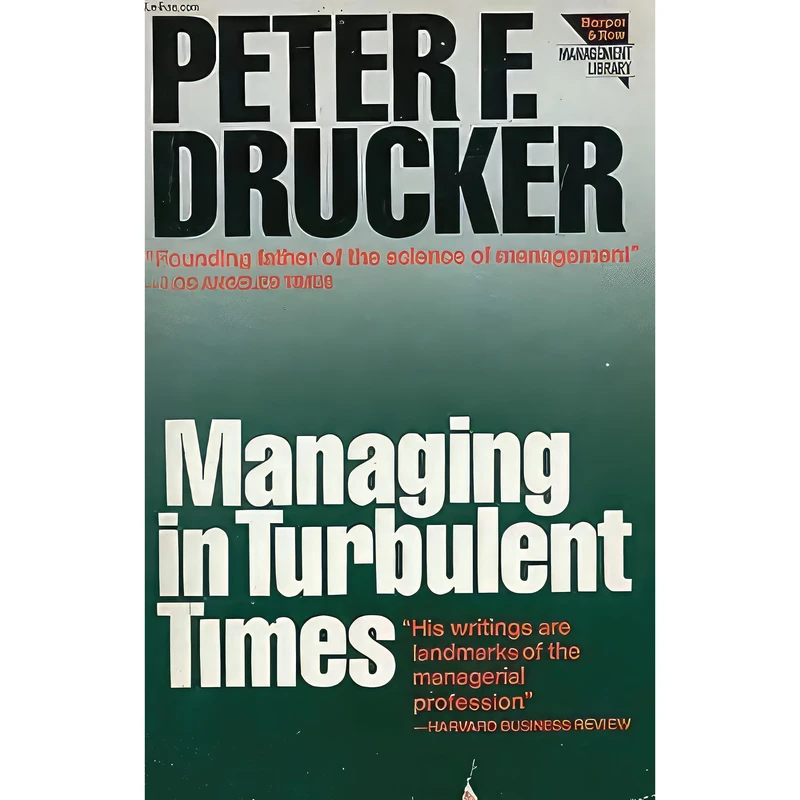 کتاب Managing in Turbulent Times اثر Peter F. Drucker انتشارات HarperCollins Publishers