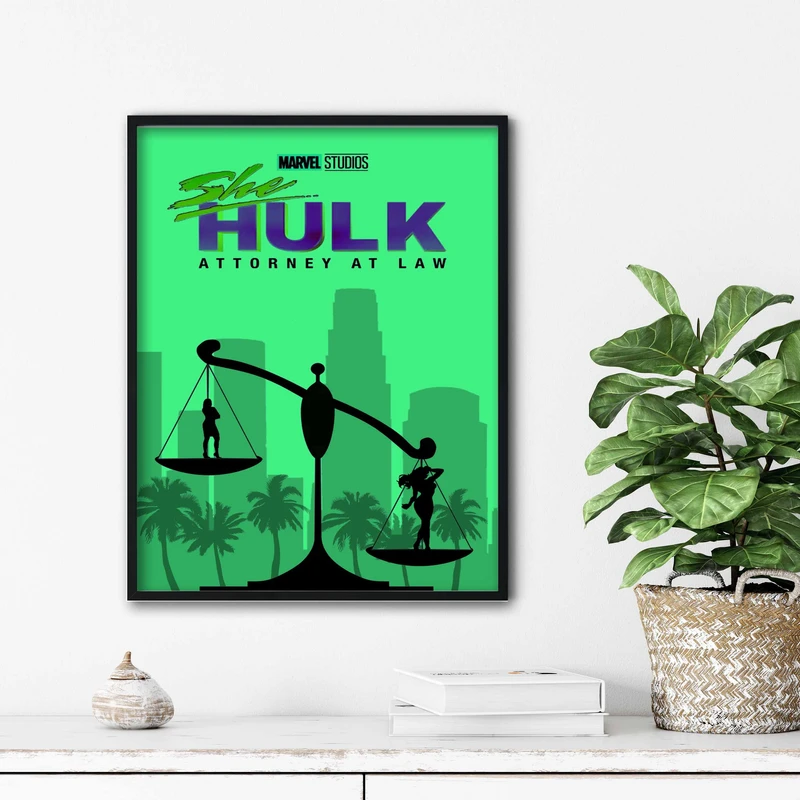 تابلو آتریسا طرح پوستر فیلم she hulk مدل ATm280