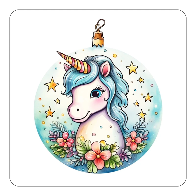 مگنت کاکتی طرح اسب تک شاخ و یونیکورن مدل mp30123