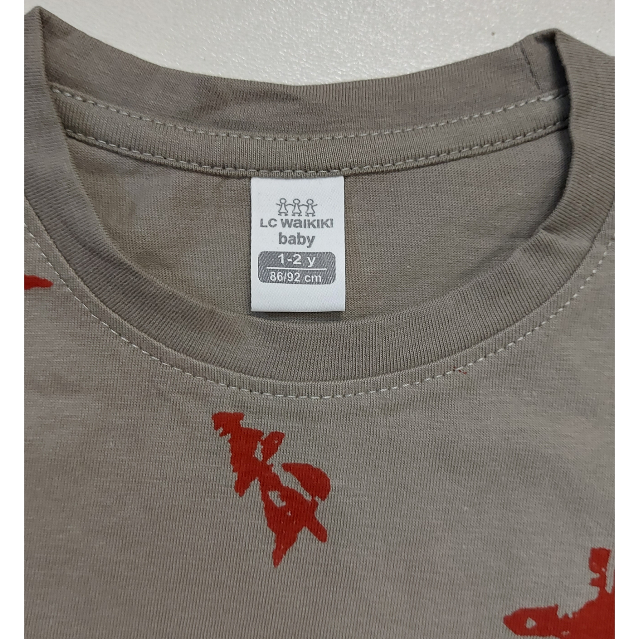 تی شرت آستین کوتاه پسرانه ال سی وایکیکی مدل دایناسور کد 0410 -  - 2