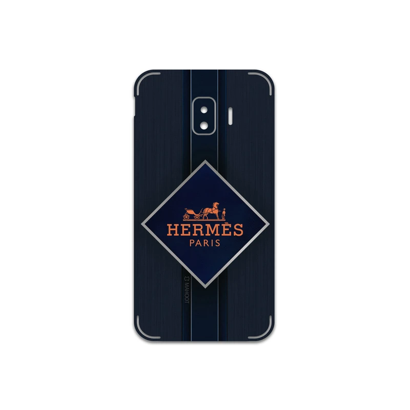 برچسب پوششی ماهوت مدل Hermes-Logo مناسب برای گوشی موبایل سامسونگ Galaxy J2 Core