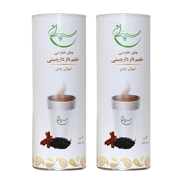 چای لیوانی طعم دار دارچینی سپندان مجموعه ۲ عددی