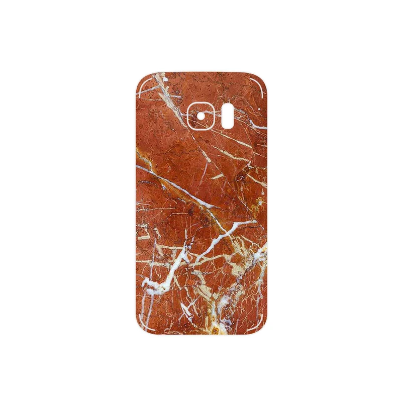 برچسب پوششی ماهوت مدل Red Marble مناسب برای گوشی موبایل سامسونگ Galaxy S7
