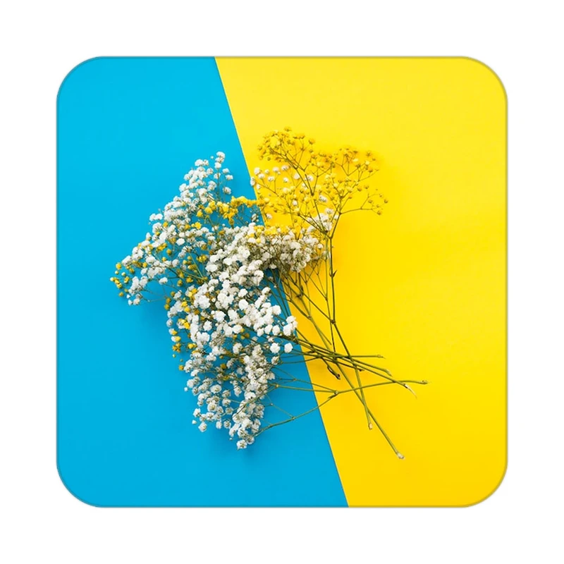 زیر لیوانی کاکتی طرح گل مدل mp17342