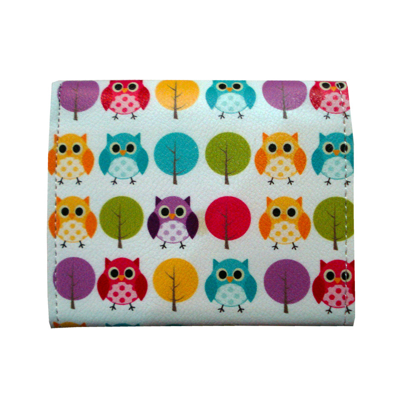 کیف پول دخترانه مدل cute and funny owl کد 1002