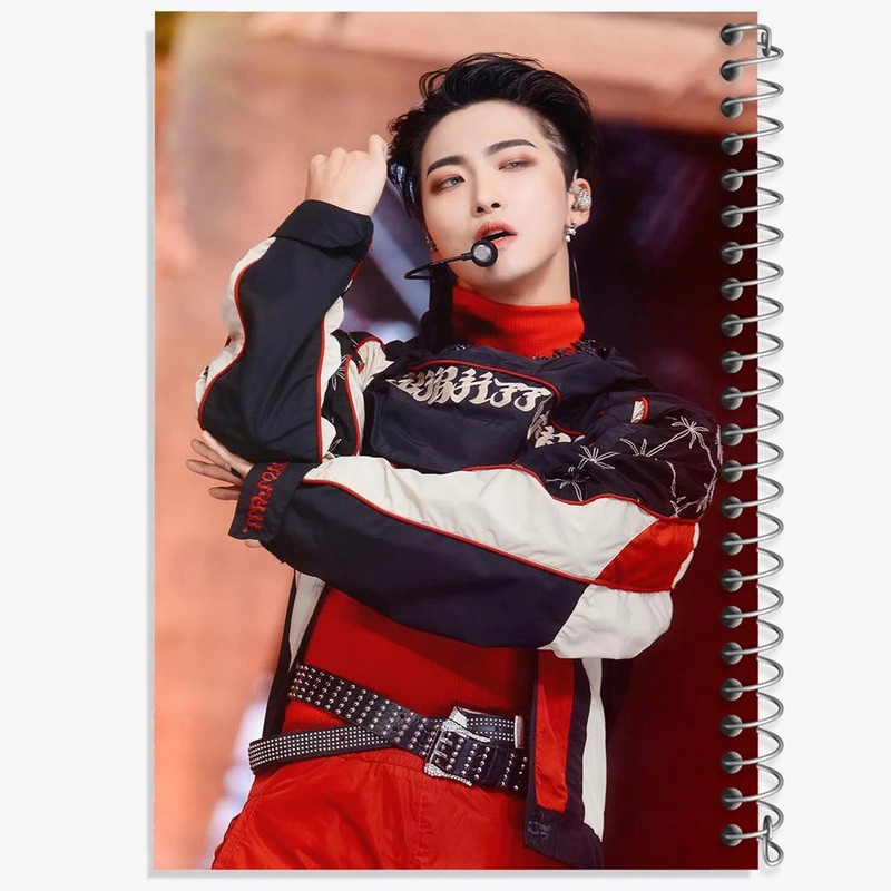 دفتر لیست خرید 50 برگ خندالو طرح سونگهوا گروه ایتیز ATEEZ کد 21265