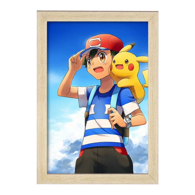 تابلو خندالو مدل انیمه پوکمون (Pokemon) کد F1764