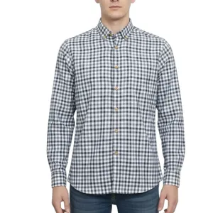 پیراهن آستین بلند یقه برگردان مردانه ال سی وایکیکی مدل Gentleman-classica