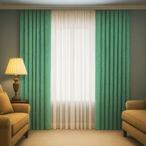 پرده تیکو دکو مدل مینیمال ست کامل آماده سایز 280x140 سانتی‌متر مجموعه 10 عددی