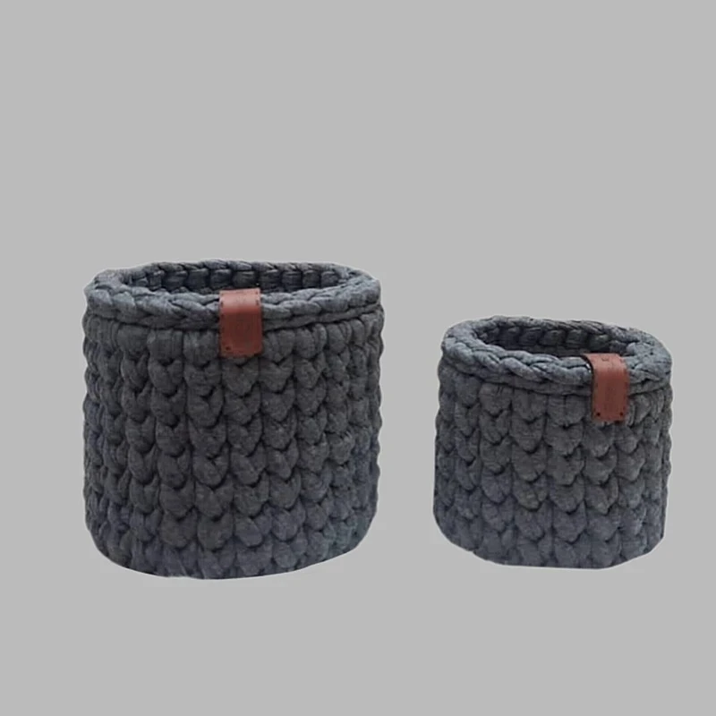 سبد قلاب بافی تریکو کد sarina-01 مجموعه 2 عددی