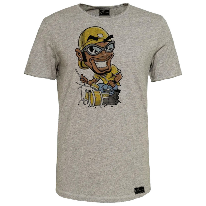 تیشرت آستین کوتاه مردانه مدل M283 رنگ طوسی