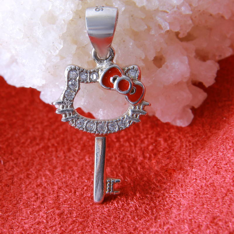 آویز گردنبند نقره زنانه بازرگانی میلادی کد PKR-128