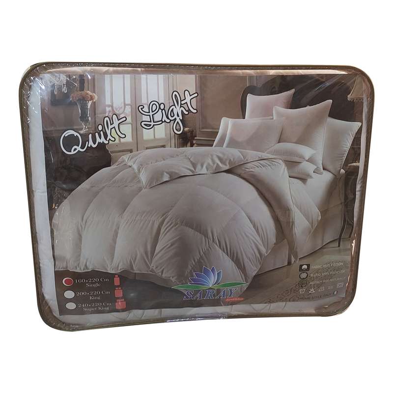 لحاف سارای مدل لایت دو نفره سایز 220×240 سانتی متر