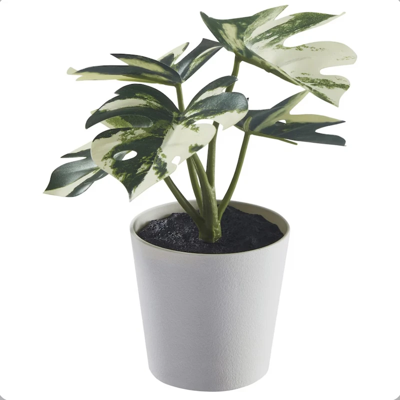 گلدان به همراه گل مصنوعی ایکیا مدل fejka کد 80593205