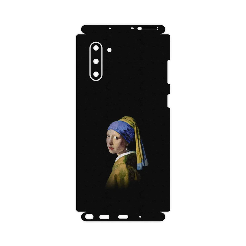 برچسب پوششی ماهوت مدل Girl with a Pearl Earring of Vermeer-FullSkin مناسب برای گوشی موبایل سامسونگ Galaxy Note 10