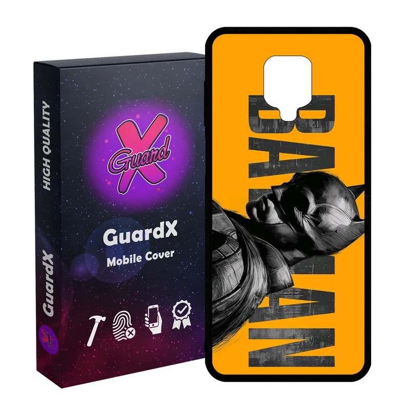 کاور گارد ایکس طرح Batman مدل 11076 مناسب برای گوشی موبایل شیائومی Redmi Note9 Pro/Note 9 Pro Max/Redmi Note 9S/MI Poco M2 Pro