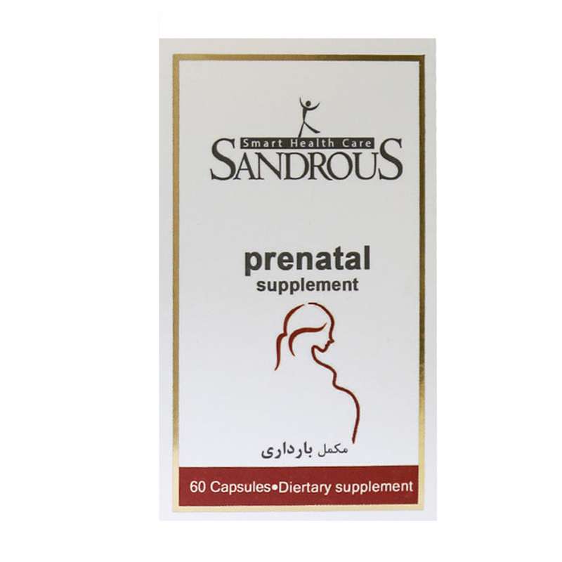 کپسول پریناتال مناسب بارداری سندروس بسته 60 عددی