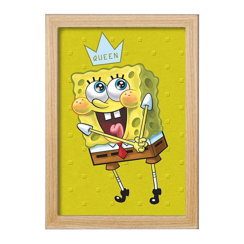 تابلو خندالو مدل باب اسفنجی و پاتریک  کد 1335