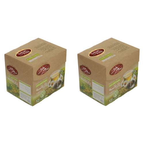 دمنوش مخلوط گیاهی رازیانه و بابونه سحر خیز بسته 2 عددی