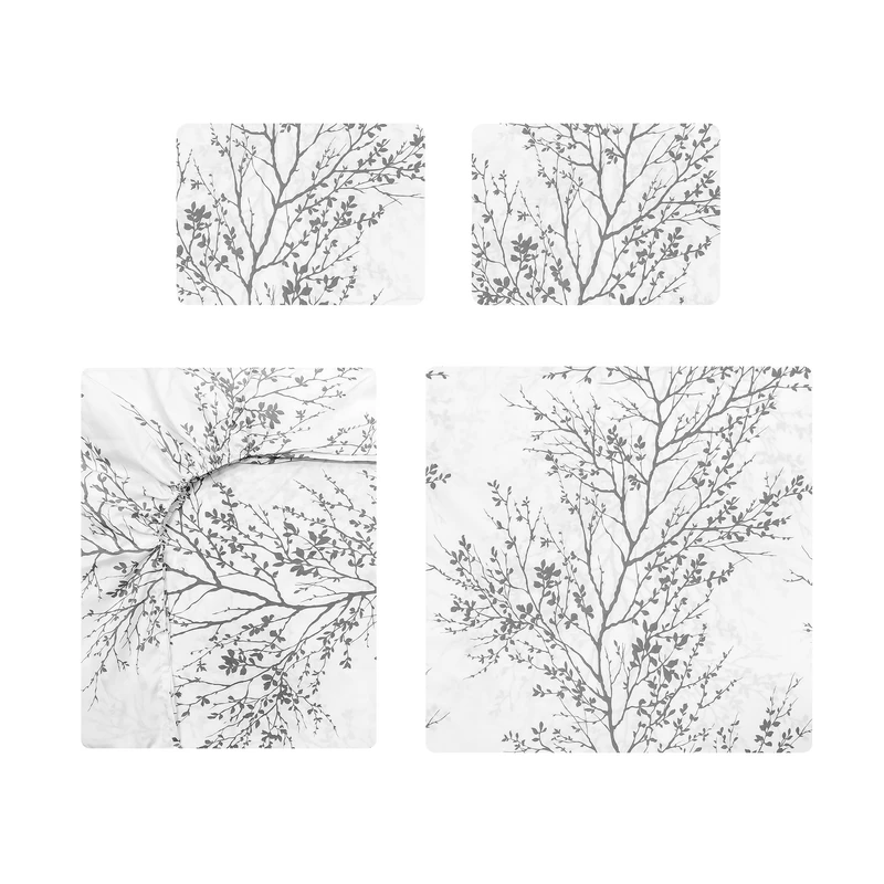 سرویس روتختی آدنو مدل شاخه کد FI19 دونفره 4 تکه