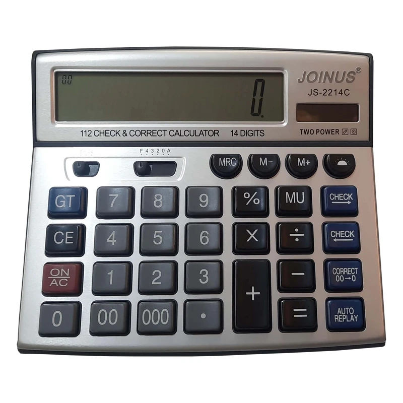 ماشین حساب رومیزی جوینوس مدل JS-2214C کد DR2214
