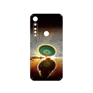 MAHOOT Night Light Fountain Cover Sticker for Motorola One Vision Plus
