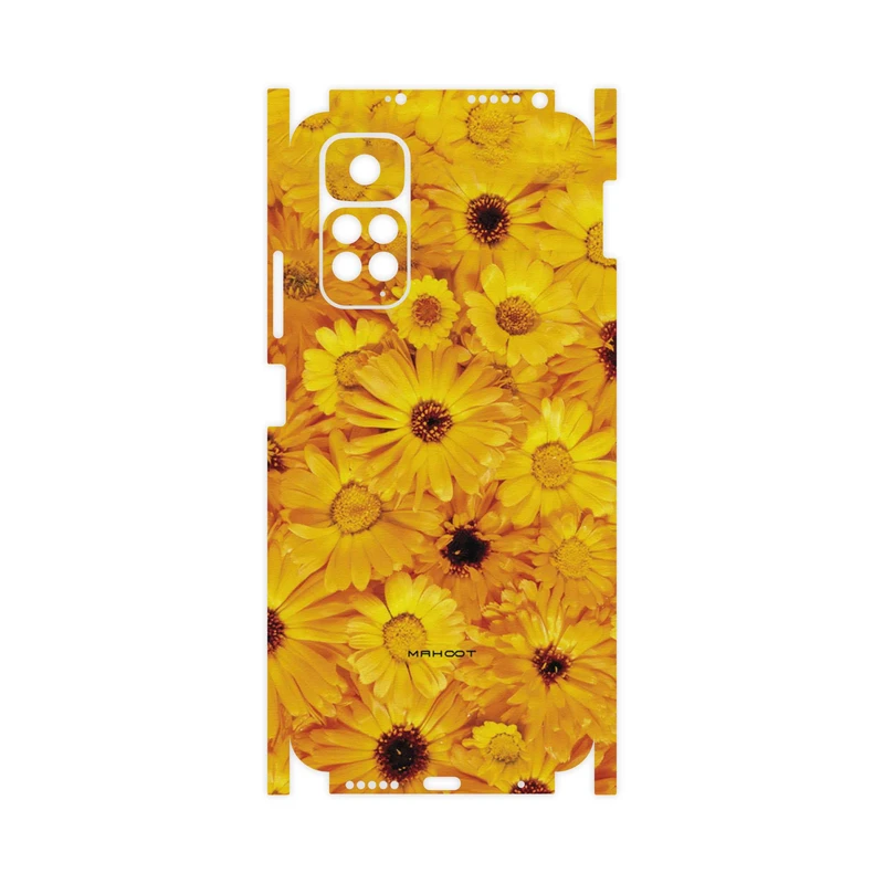 برچسب پوششی ماهوت مدل Yellow-Flower-FullSkin مناسب برای گوشی موبایل شیائومی Redmi Note 11S