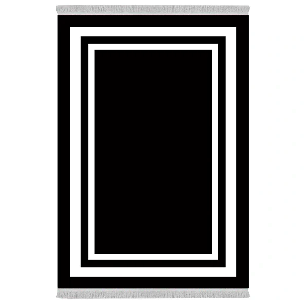 فرش پارچه‌ای دفه مدل فرشینه طرح مدرن کد 1133