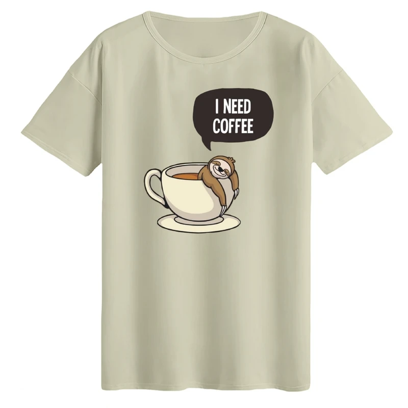 تی‌شرت لانگ آستین کوتاه زنانه مدل تنبل و فنجون