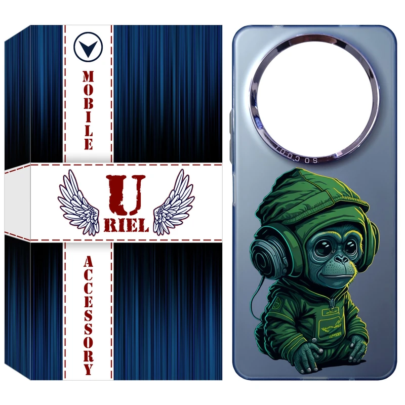 کاور یوریل مدل SCL کد 45 طرح میمون سبز مناسب برای گوشی موبایل شیائومی Redmi A3 / A3X