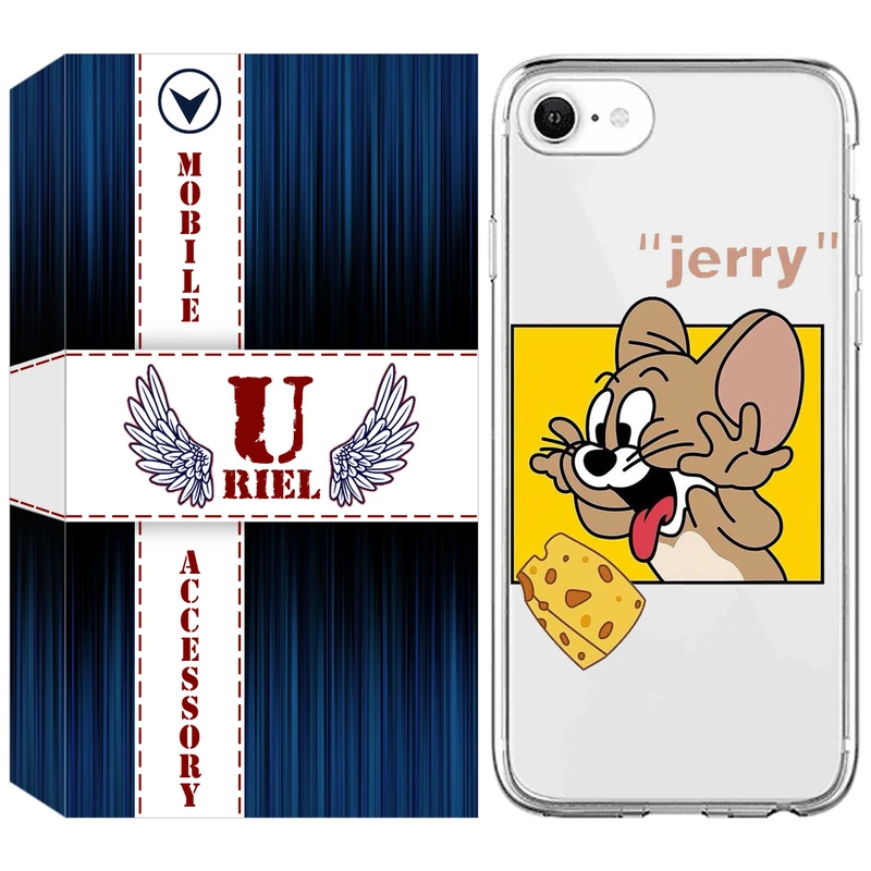 کاور یوریل قاب کد 11 طرح جری مناسب برای گوشی موبایل اپل iPhone 7 / 8 / SE 2020 / SE 2022