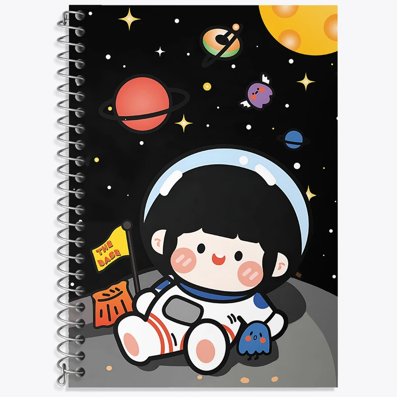 دفتر نت موسیقی 50 برگ خندالو طرح دختر فضانورد کد N3913