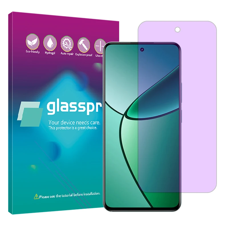 محافظ صفحه نمایش آنتی پرپل گلس پرو مدل Eye Care مناسب برای گوشی موبایل ریملی 12 Plus