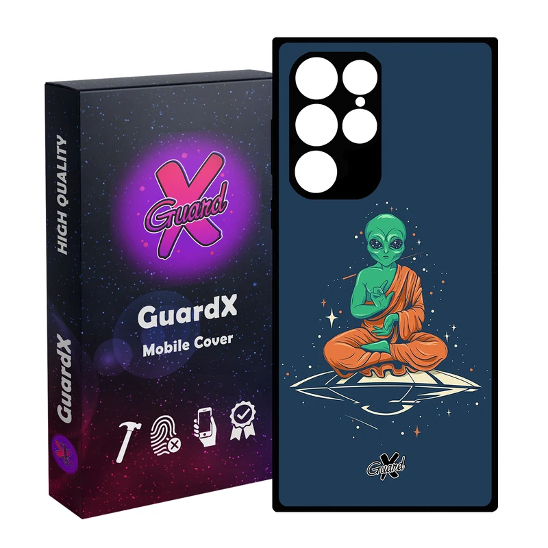 کاور گارد ایکس طرح Alien مدل Glass10305 مناسب برای گوشی موبایل سامسونگ Galaxy S23 Ultra