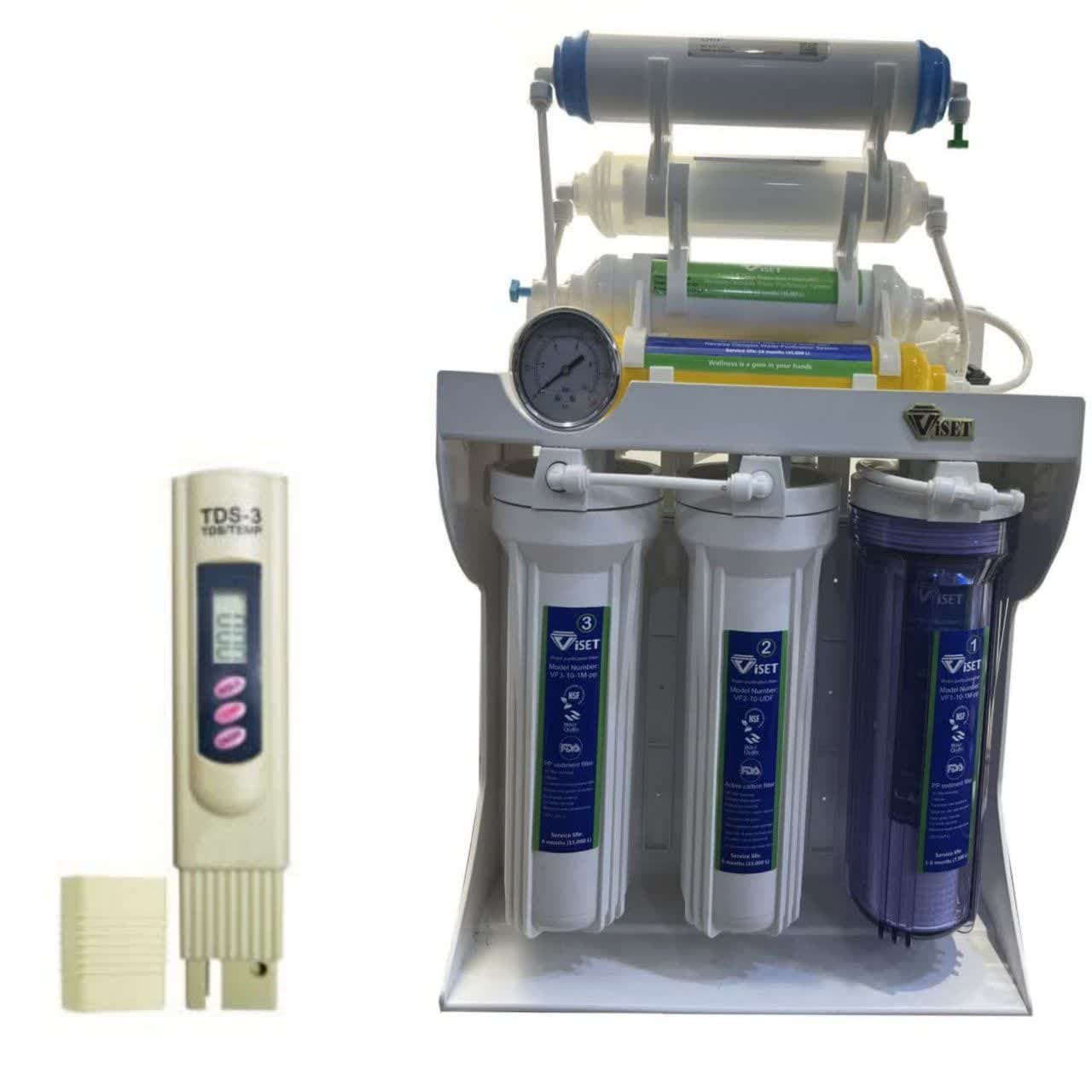 دستگاه تصفیه کننده آب ویسِت مدل NFD2-7020 به همراه سختی سنج
