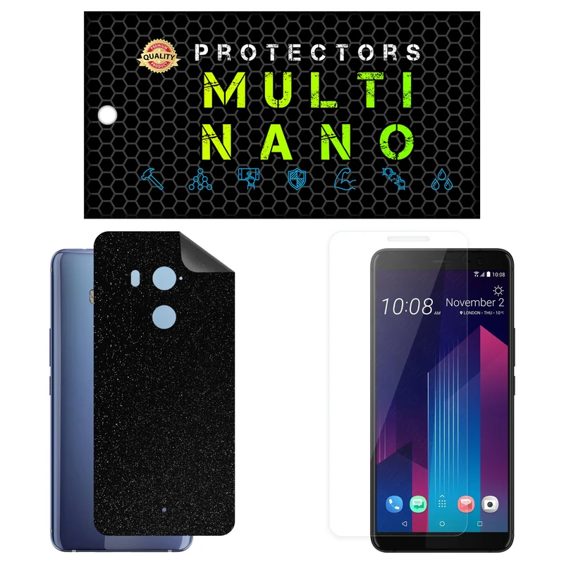 محافظ صفحه نمایش مولتی نانو مدل X-SFG مناسب برای گوشی موبایل اچ تی سی U11 Plus به همراه برچسب پوششی