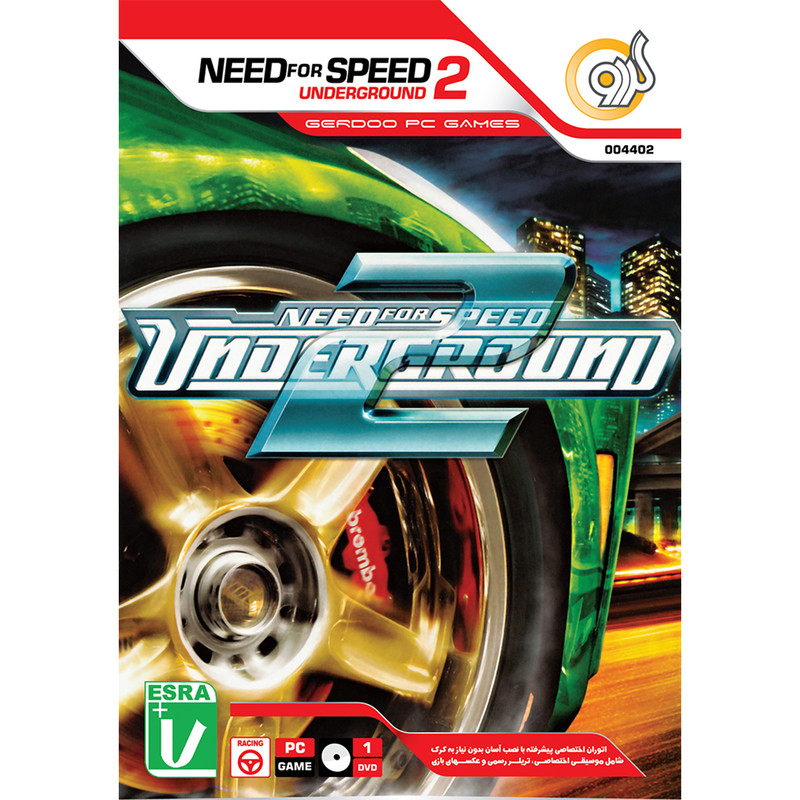 بازی Need For Speed Underground 2 مخصوص PC نشر گردو بازی Need For Speed Underground 2 مخصوص PC نشر گردو