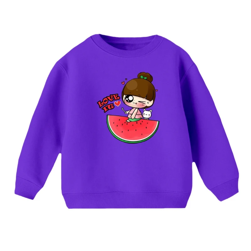 سویشرت بچگانه مدل دخترک یلدایی کد  18 