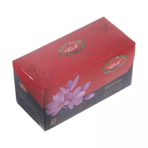 چای سیاه کیسه ای زعفرانی گلستان - 37.5 گرم بسته 25 عددی 