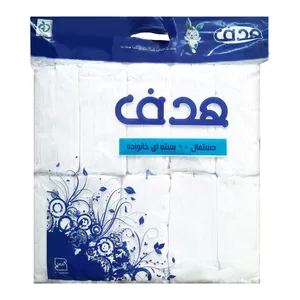 دستمال کاغذی 100 برگ هدف مدل 01 بسته 10 عددی